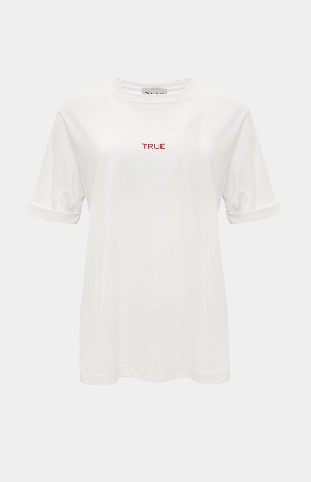 ΛΕΥΚΟ OVERSIZED T-SHIRT ΜΕ ΤΥΠΩΜΑ