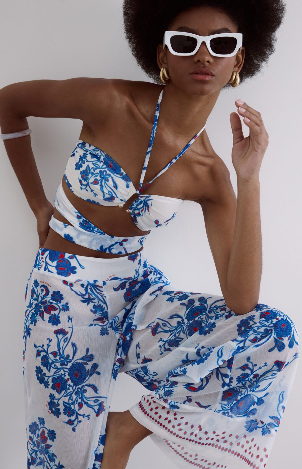 ΛΕΥΚΟ BUSTIER ΜΕ ΣΧΕΔΙΟ ΛΑΧΟΥΡΙΑ