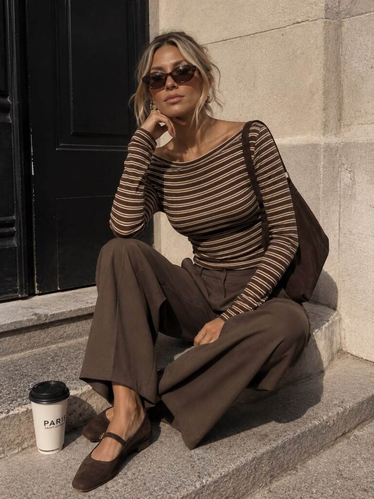 t-shirt-femme-ajuste-a-rayures-encolure-bateau-manches-longues-et-mail_taupe_6aa30fdd4b97d